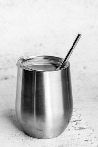 6.25 inch stainless steel straw