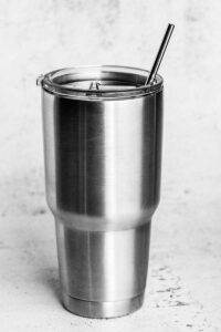 9.5 inch stainless steel straw