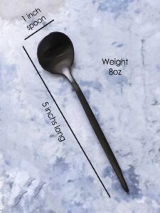 Stainless steel spoon measurements